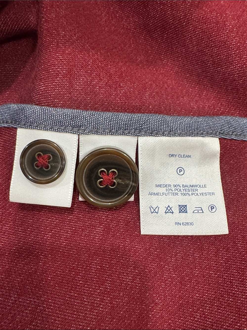 Lands’ End: Blazer, red, size 4 - Picture 6 of 7